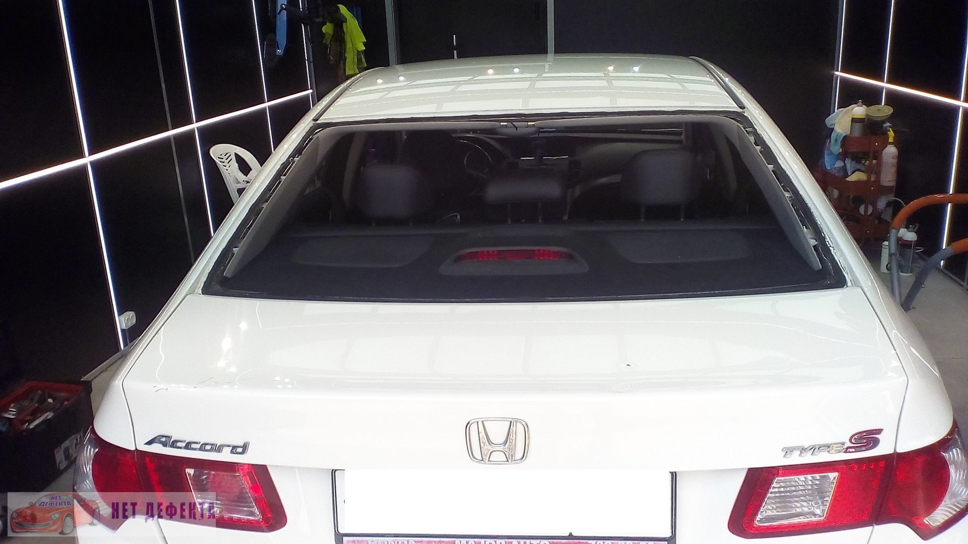Honda Accord замена заднего стекла